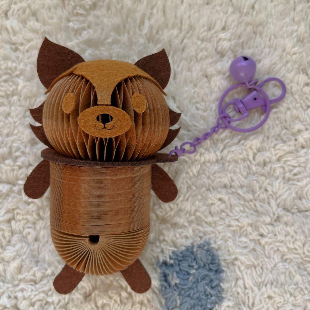 Felix the Fox Paper Slinky Charm - Paper Pops
