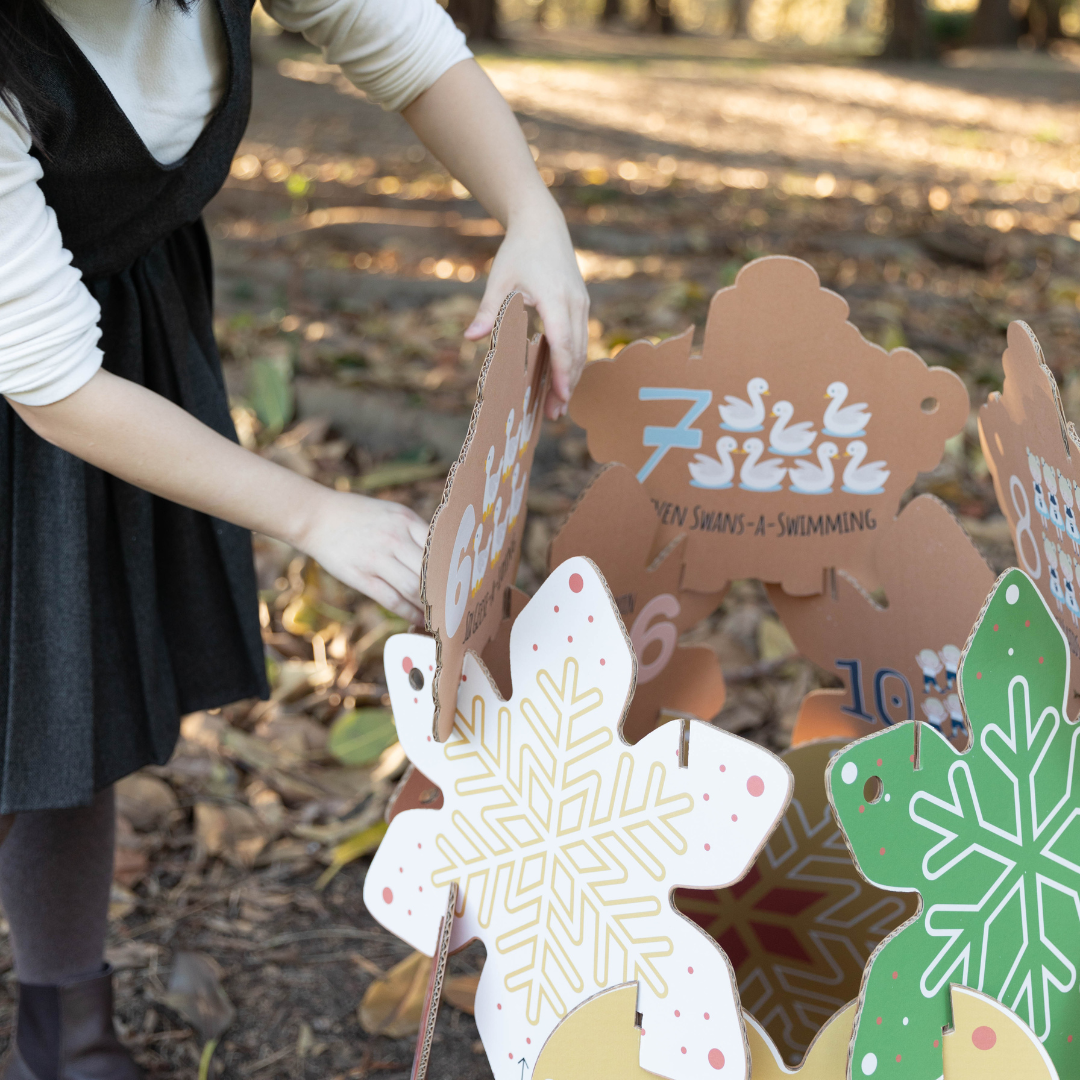 cardboard Christmas Tree with 2 side printing