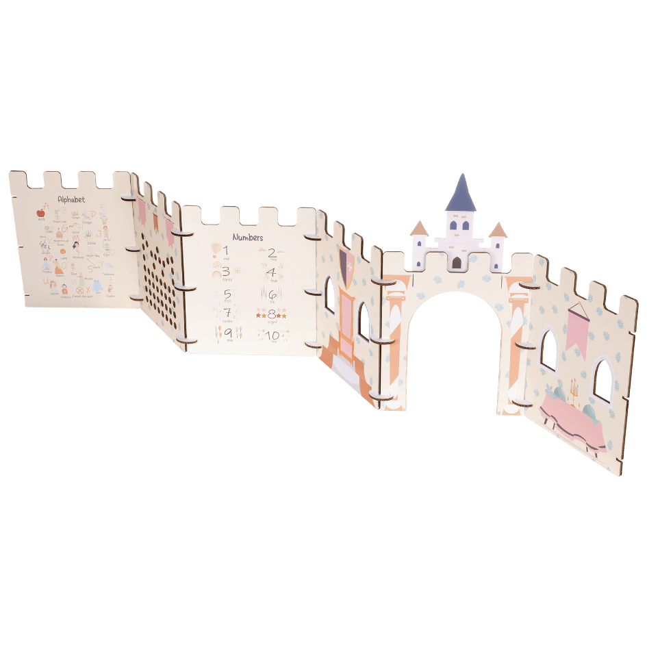 Interactive Cardboard Playscreen - The Fairytale Castle - Paper Pops