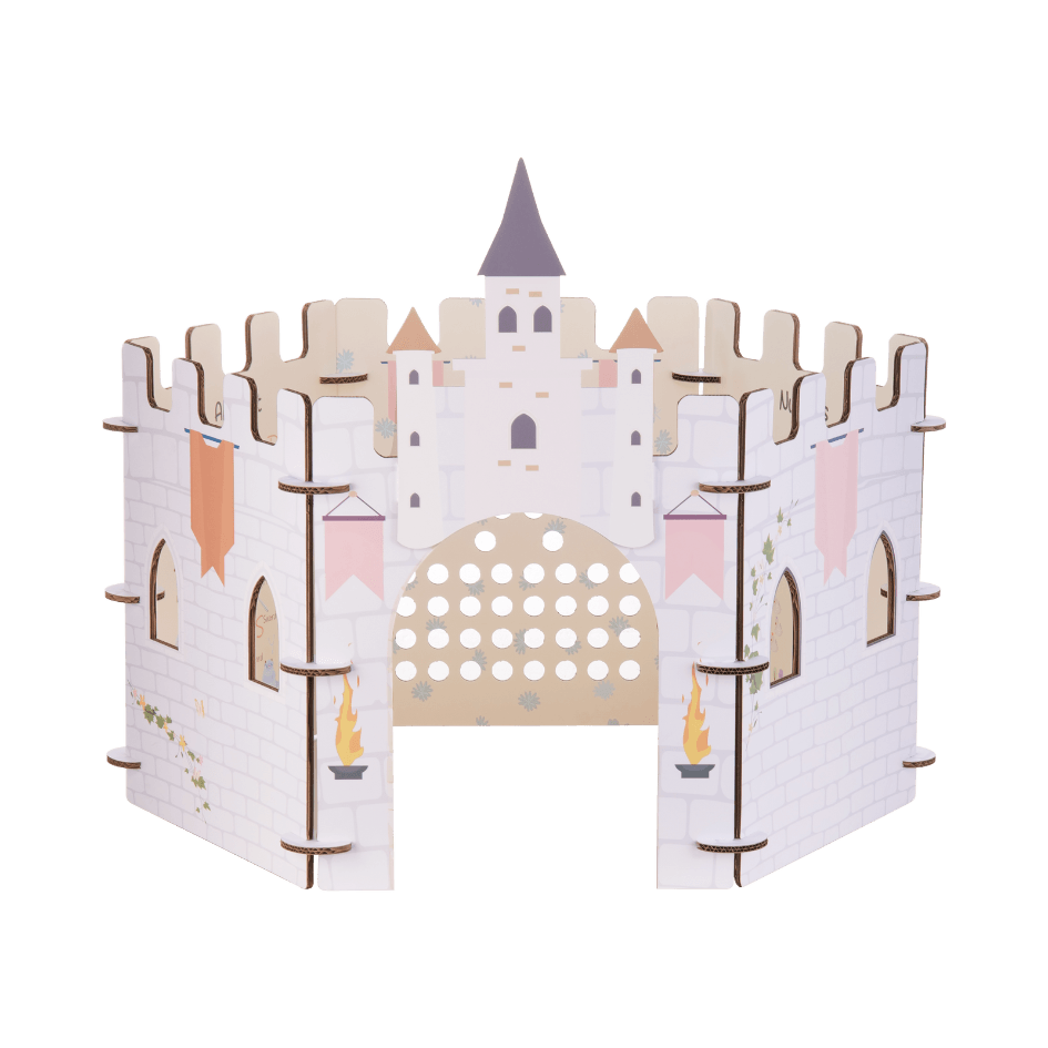 Interactive Cardboard Playscreen - The Fairytale Castle - Paper Pops