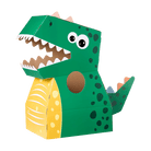 3D Cardboard Dinosaur Costume Kit - Rory the T-Rex - Paper Pops