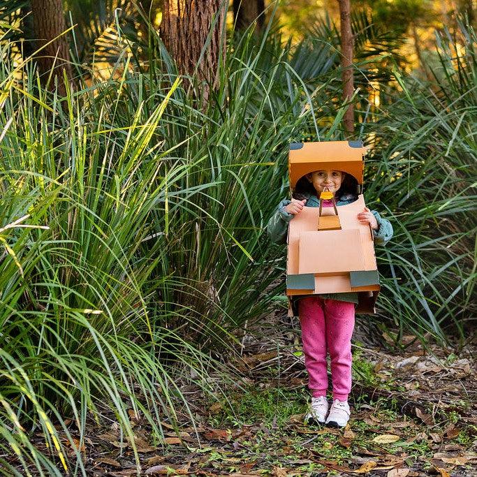 3D Cardboard Kangaroo Costume Kit - Mila the Kangaroo - Paper Pops