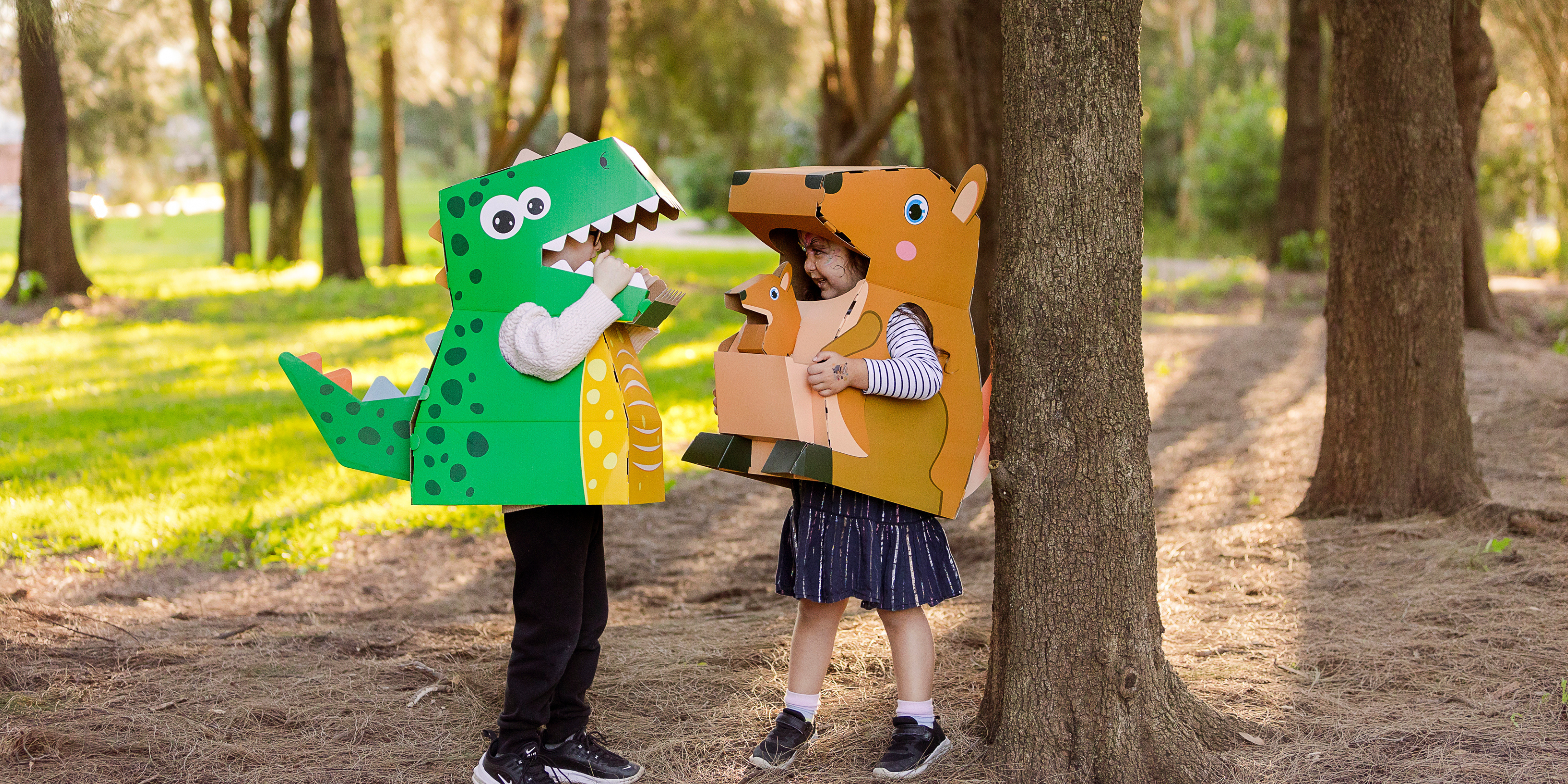 Paper Pops Cardboard costumes
