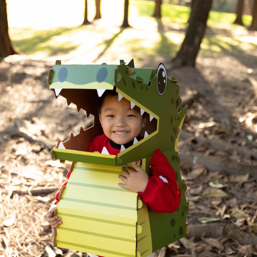 Billie the Crocodile Cardboard costume