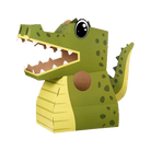 3D Cardboard Crocodile Costume Kit - Billie the Crocodile