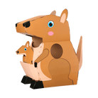 3D Cardboard Kangaroo Costume Kit - Mila the Kangaroo